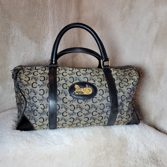 Celine Boston Carriage Bag  51-A1 - Picture 1 of 8